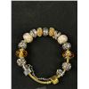 Image 3 : Gold Plated Marked Pandora Charm Bracelet