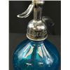 Image 4 : Vintage Blue Bottle w/ Gold Writing Liberty Bottling Company, Allen Town PA, Seltzer Bottle, Nice Gr