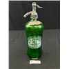 Image 1 : Vintage L.K. Lazaurs Brooklyn New York Green Seltzer Bottle
