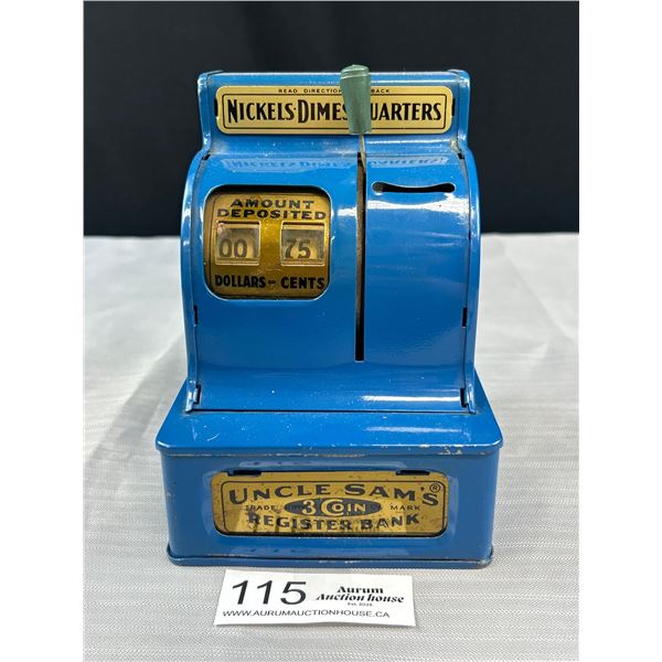 Vintage Uncle Sams Kids Play Cash Register