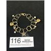 Image 1 : Vintage Genuine Pearls Hearts Gold Plated Bracelet