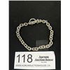 Image 1 : Heavy Link Silver Toggle Clasp Bracelet Nice!