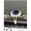 Image 3 : White Gold Plated Lady Diana Engagement Rings Quality