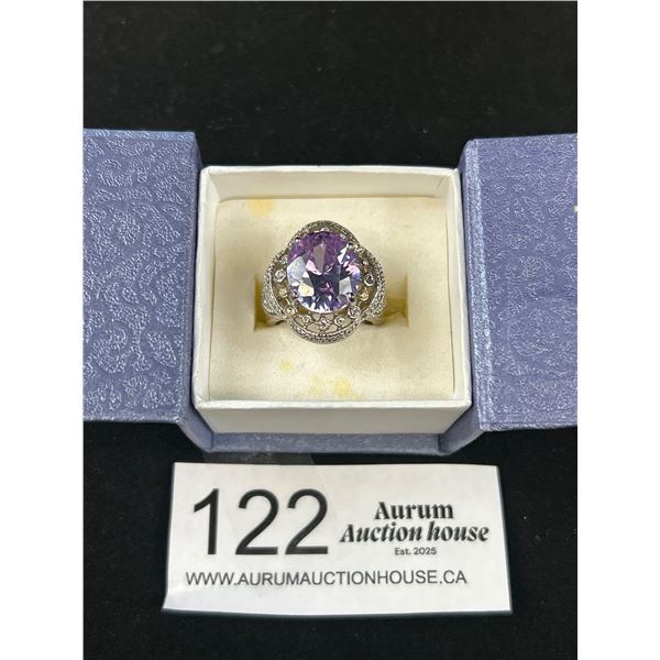 Exquisoite! Silver Alexandrete Gem Ring Wuality