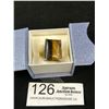 Image 1 : Massive Genuine Tigers Eye Silver Ring Vivntage