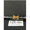 Image 3 : Massive Genuine Tigers Eye Silver Ring Vivntage