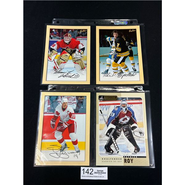 Lot of 4 Oversized 2005/06 Upper Deck Trading Cards