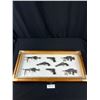 Image 1 : 24" x 12" Framed Miniature Gun Collection
