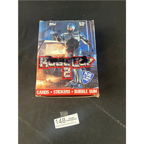 Full Box of Robo Cop 2 Trading Cards