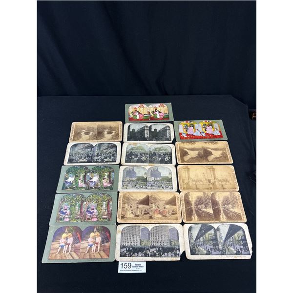 15 Very Early 1900s Stereo View Cards