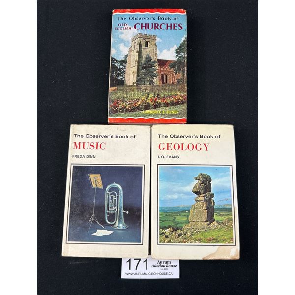 3 Vintage British Oberserver Books (Very Collectable)