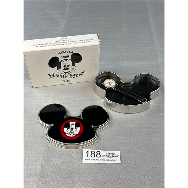 Genuine Mickey Mouse Watch, Works!  Old