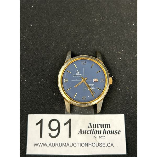 Vintage Mortima Super Automatic Watch, Crystal, Working!