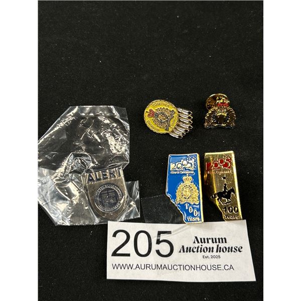 Vintage RCMP Pins