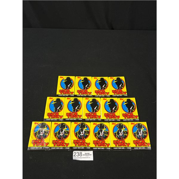 Lot of 15 Unopened Dyck Tracy Trading Cards
