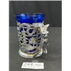Image 2 : Vintage Cobalt Blue and Chrome Mug w/ Naked Lady Handle Japan