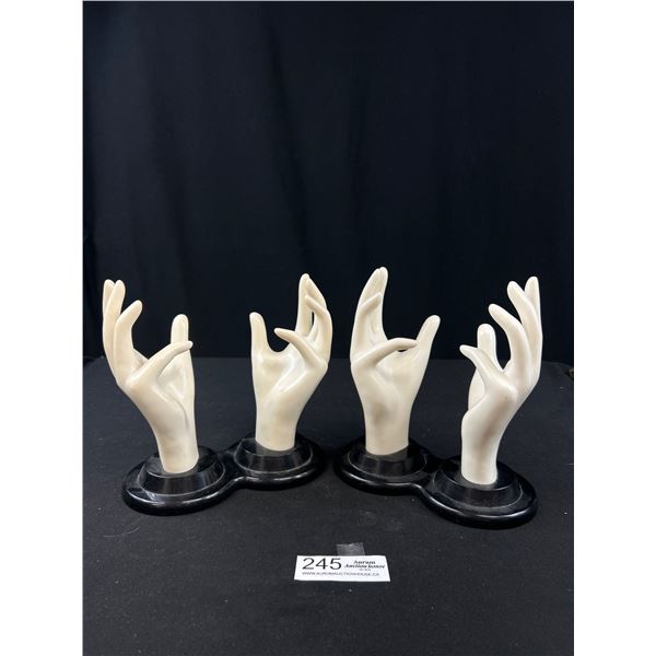 2 Vintage Manicun Hand Store Displays