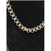 Image 4 : Gorgeous C.1940s Victorian Revival Bookchain Necklace, The Crescent Moon Shaped Center Pieces Are Se