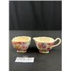 Image 1 : Mid Century Made in England Chintz Cream and Sugar Set