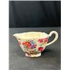Image 5 : Mid Century Made in England Chintz Cream and Sugar Set