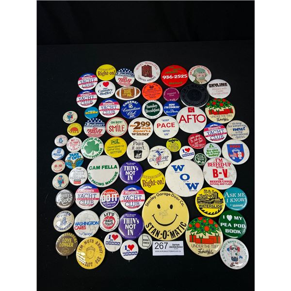 Large Lot of Vintage Collectible Pins