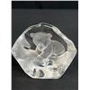 Image 2 : Mats Jonasson Wildlife Hand Crafted Crystal Baby Polar Bear