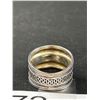 Image 2 : Nice Silvertone Size 11.5 Ring