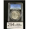 Image 3 : 1881 US Morgan Silver Dollar in PCGS Graded Case  Auctioner Believes it's a copy