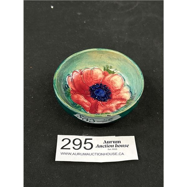 A Small Vintage Moorcroft Made in England salt Bowl