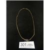 Image 3 : Gold Filled Box Link Chain Necklace 24" Length Marked Ecco G.F