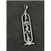 Image 3 : 925 Sterling Silver Egyptian Cartouche Pendant Hallmarked