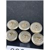 Image 4 : 6 Police Force Buttons - Made in England
