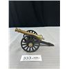Image 3 : Vintage Cast and Brass Cannon