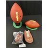 Image 1 : Vintage Football Snack Bowls and Collectibles