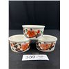 Image 6 : Vintage Royal Worcester 'Grainger Imari' Souffle Dish and Ramekins