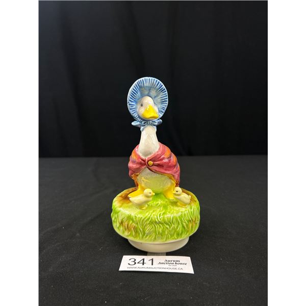 Vintage Schmid Hand Painted Music Box