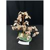 Image 1 : Copper Wire and Shell Handcrafted Tree of Jade Base