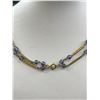 Image 3 : Vintage Double Strand Genuine Amethyst Beads Necklace