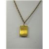 Image 3 : Vintage Gold Chain + Pendant Necklace Marked Monet