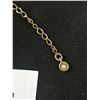 Image 5 : Vintage Gold Chain + Pendant Necklace Marked Monet