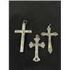 Image 2 : 5 Vintage Cross Pendants