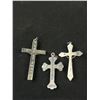 Image 3 : 5 Vintage Cross Pendants