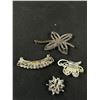 Image 5 : Collection of Vintage Rhinestones Brooches