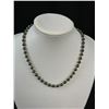Image 2 : 2 Black Alaskan Diamond Hemetite Beads Necklace Matching + Equal Lengths