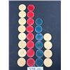Image 2 : 26 Vintage 1920s-30s Poker Chips