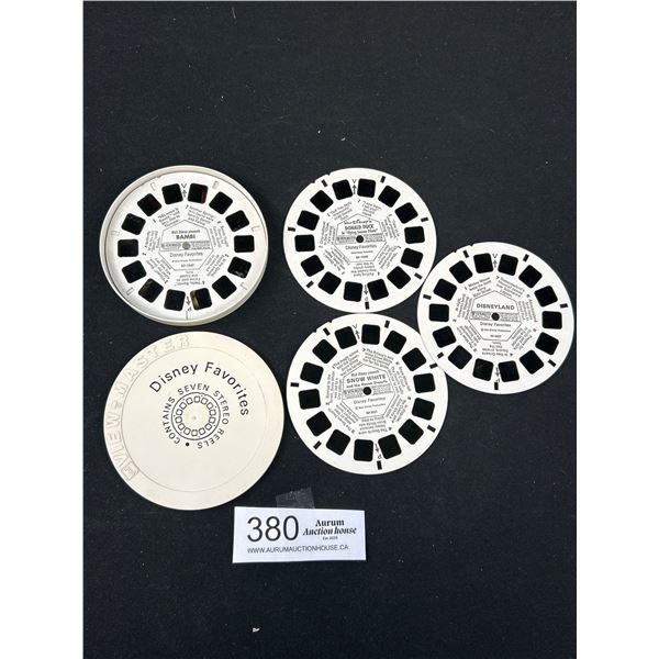 Complete Set of 7 Disney Favourites View aster Reels in Case