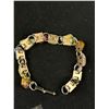 Image 2 : Vintage Genuine Gemstone Bracelet C.1970