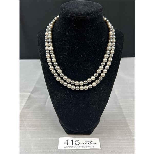 Vintage Signed Napier Ivory Pearls Beautiful!