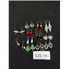 Image 1 : 12 Variety Vintage Pairs of Earrings, One Marked Aeverson Canada