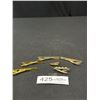 Image 5 : 9 Vintage Tie Bars, Pair of Gold Kregmenz Cufflinks + Money Clip